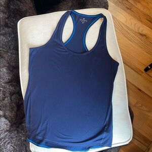 Athleta Racerback Tank Navy Size Medium